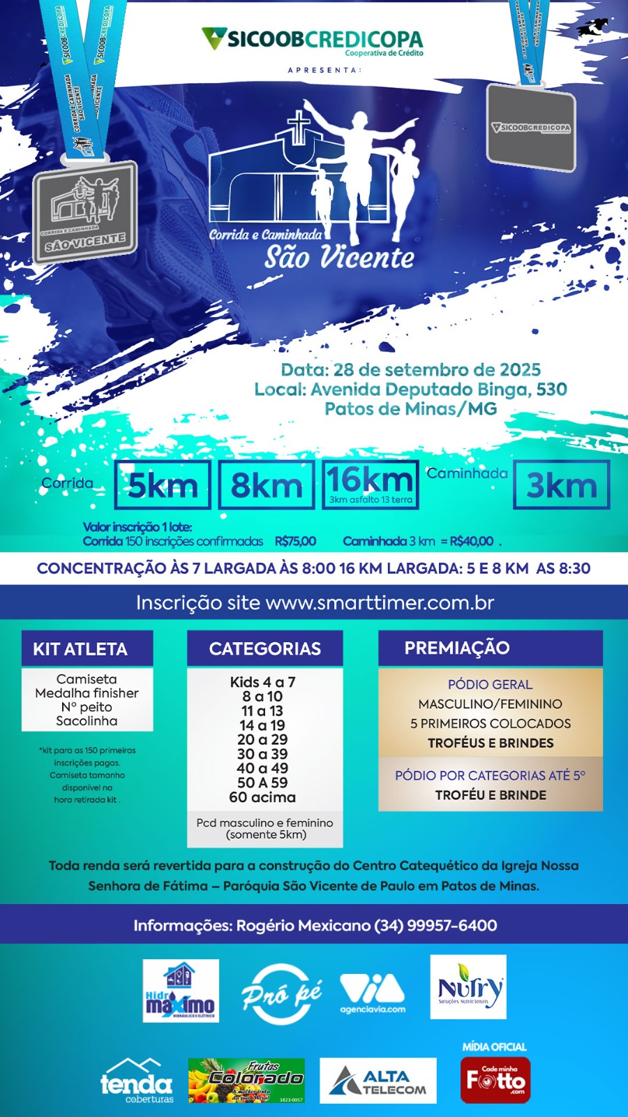 CORRIDA E CAMINHADA SÃO VICENTE