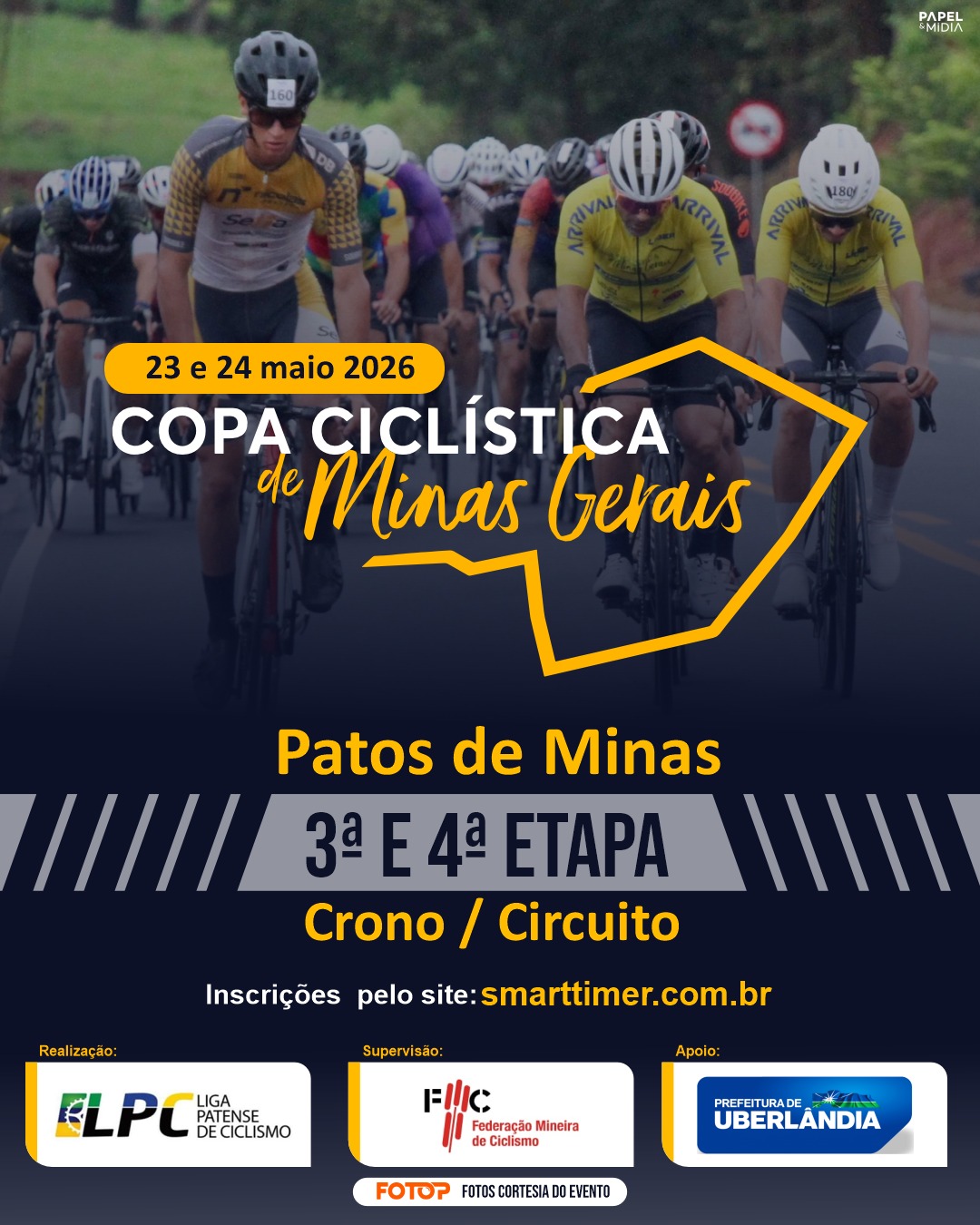 COPA CICLISTICA DE MINAS GERAIS - 3ª ETAPA - CRONO - PATOS DE MINAS